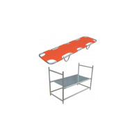 Stackable Stretcher Support With Tray